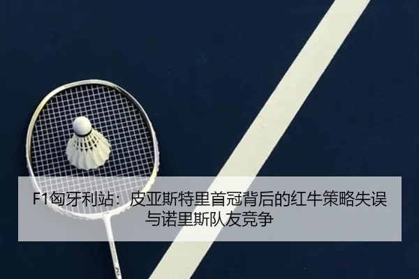 F1匈牙利站：皮亚斯特里首冠背后的红牛策略失误与诺里斯队友竞争